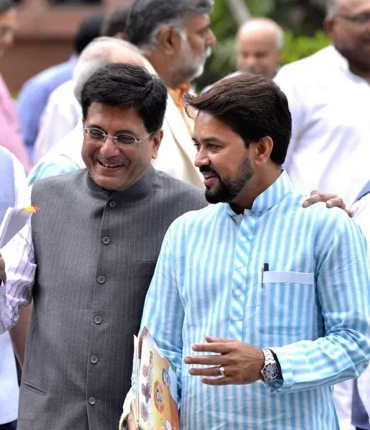 Anurag Thakur Wishes Piyush Goyal on Birthday