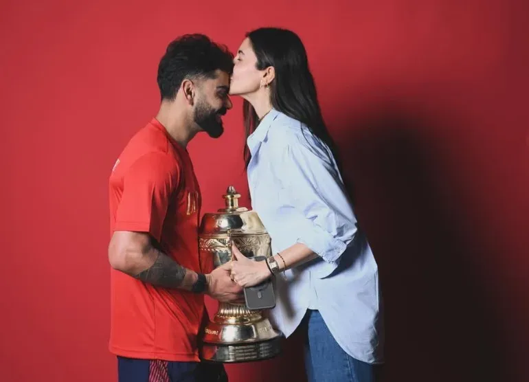 Virat Kohli, Anushka Sharma visit Premanand Maharaj in Vrindavan after RCB's IPL 2026 title win