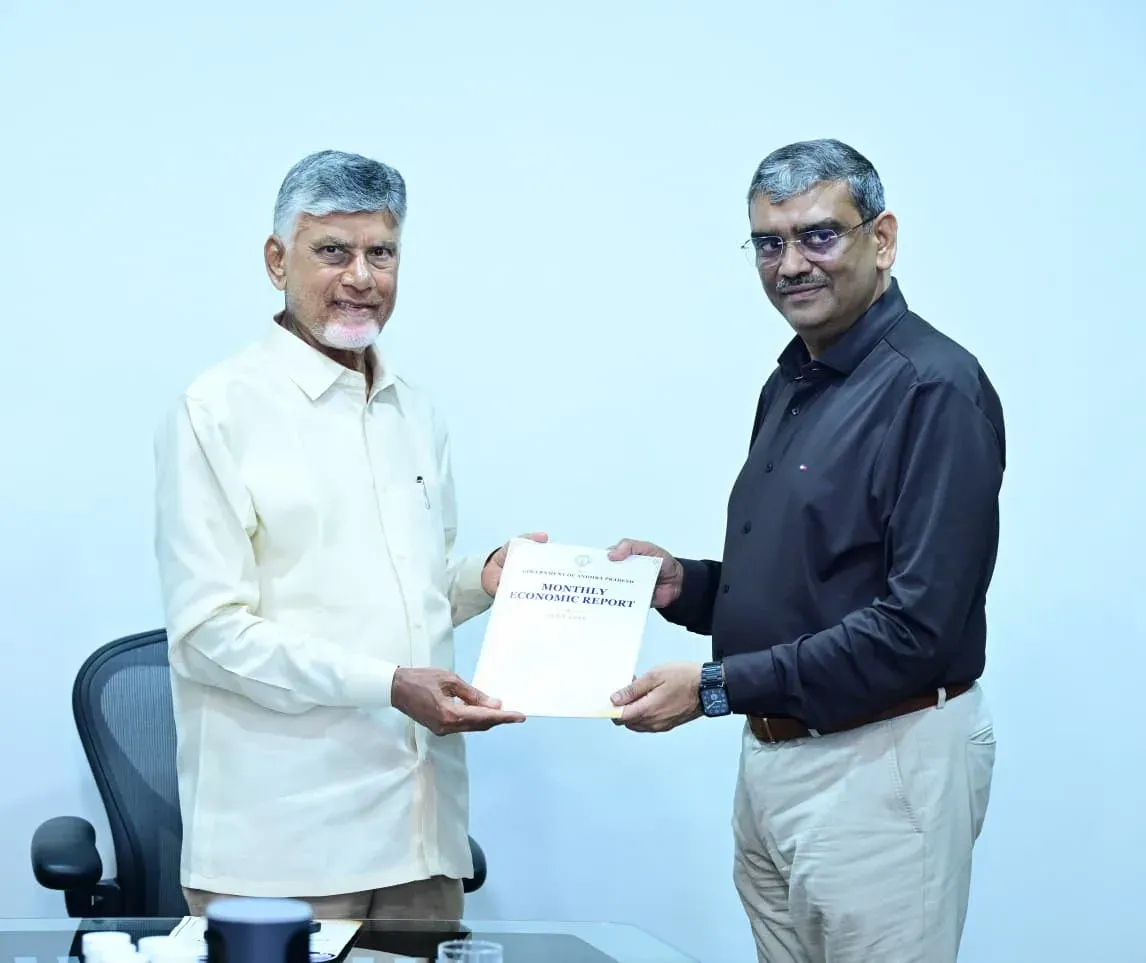 AP CM Naidu Reviews July 2026 Economic Report, GSDP Hits 9.9%