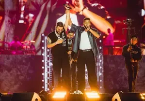 AP Dhillon, Divine bring the house down as they join Karan Aujla at
 Mumbai gig