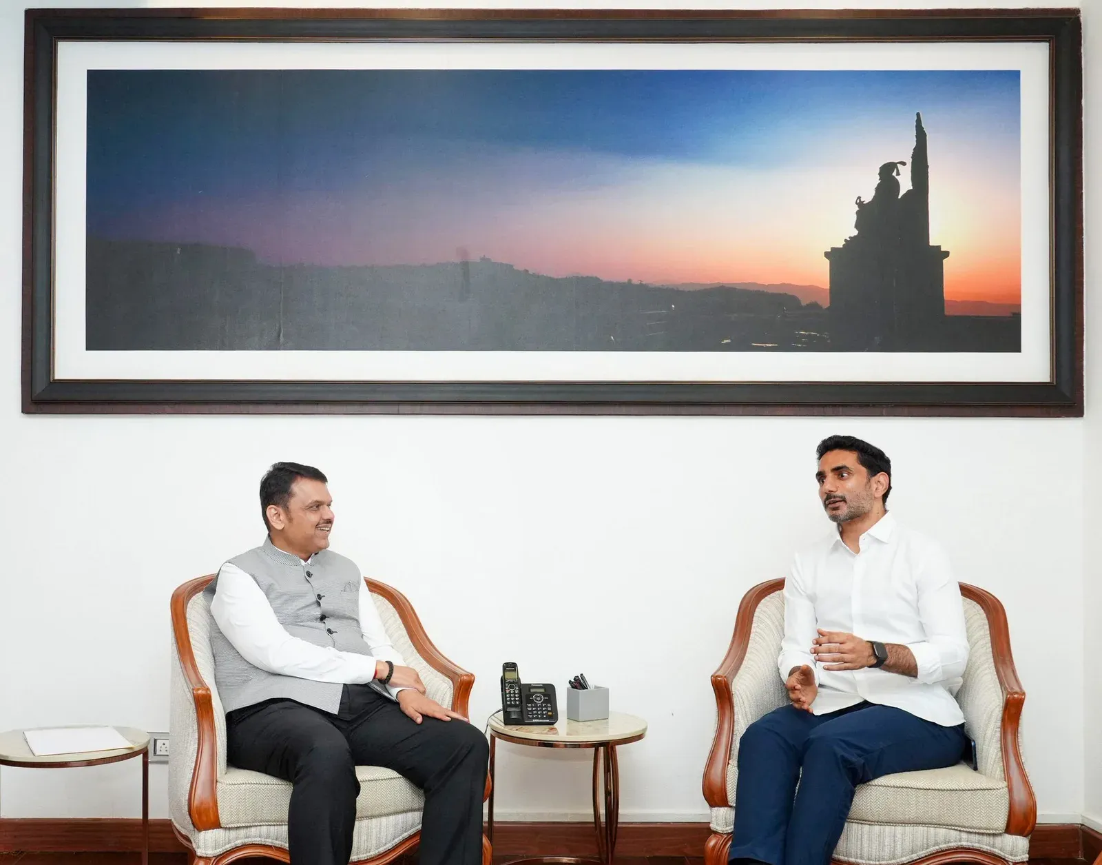 AP Minister Nara Lokesh Calls on CM Fadnavis in Mumbai