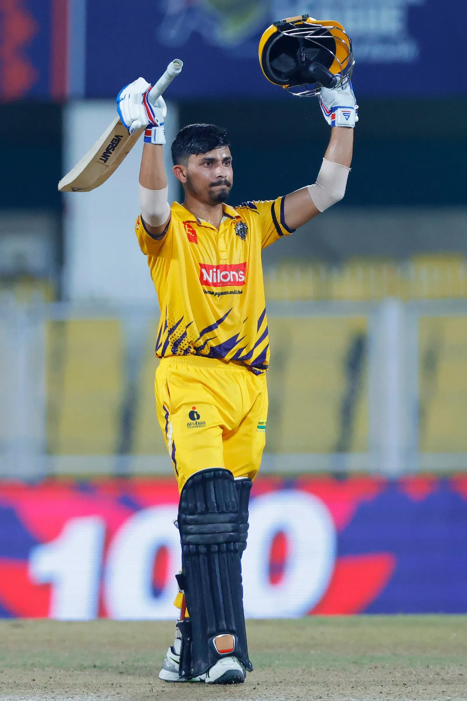 Denish Das hits APL 2026's fastest ton (40 balls) as Barpeta Braves beat Jorhat