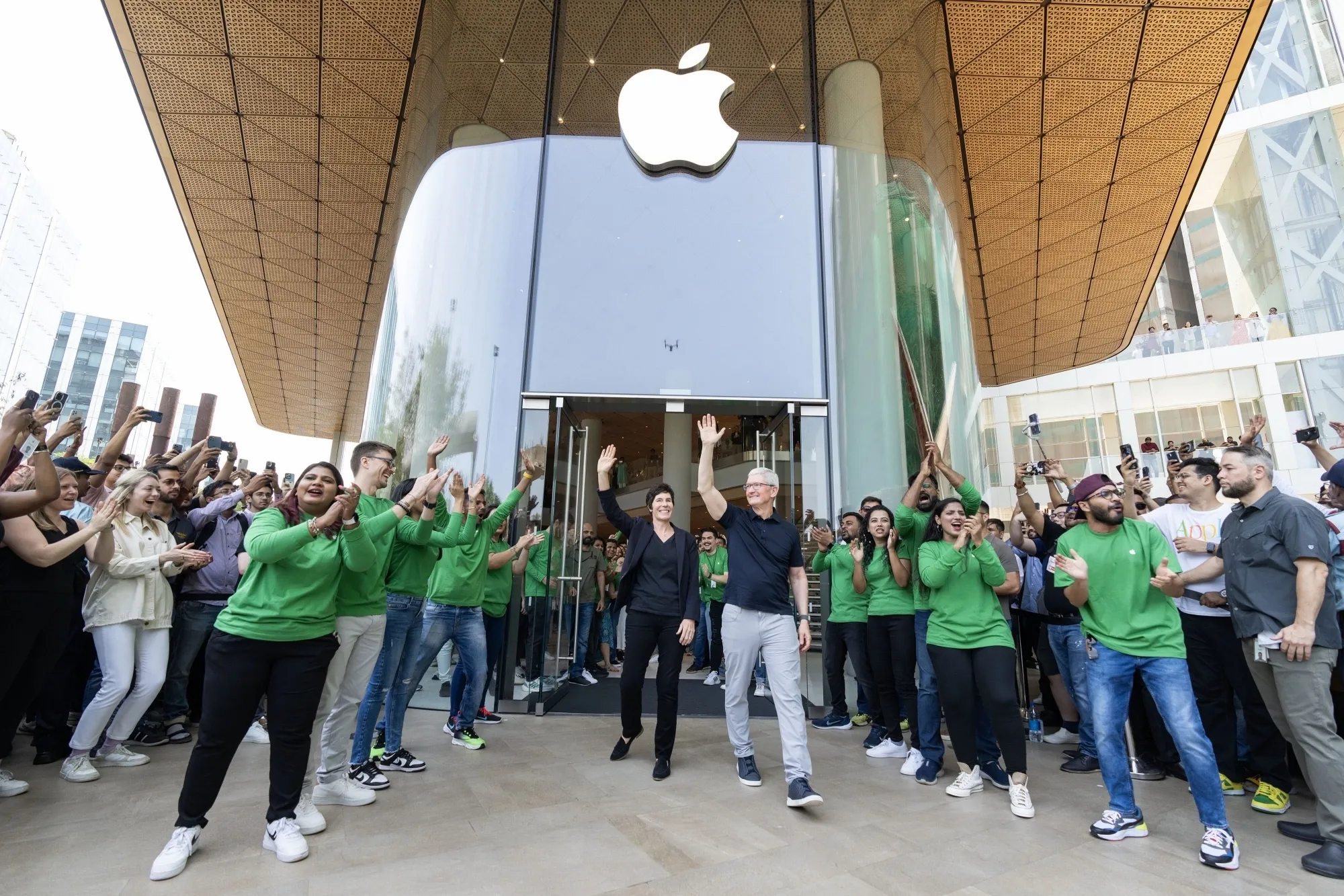 Apple CEO Tim Cook bullish on India's rising middle class after record March quarter