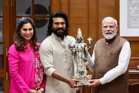 क्या एपीएल के ब्रांड एंबेसडर राम चरण ने पीएम से मुलाकात की, क्या उनका मार्गदर्शन तीरंदाजी की विरासत को मजबूत करेगा?