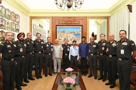 How Did the Army Chief Honor Civil Staff for Their Service?