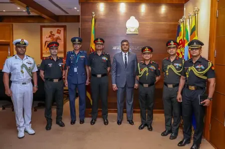 What Did Army Chief Gen Dwivedi Discuss with Lankan Officials on Military Cooperation?