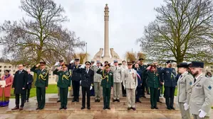General Upendra Dwivedi Honors Indian Soldiers at War Memorial in France