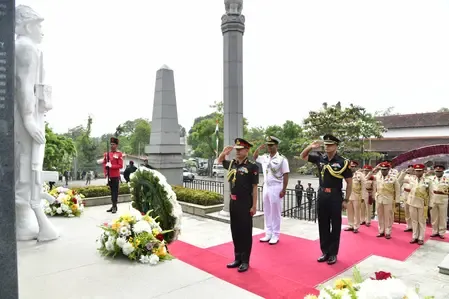 Why Did Army Chief General Dwivedi Lay a Wreath at the IPKF Memorial in Sri Lanka?