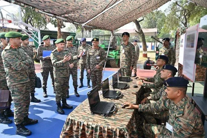How is Army Chief assessing Kharga Corps' drone and combat preparedness?