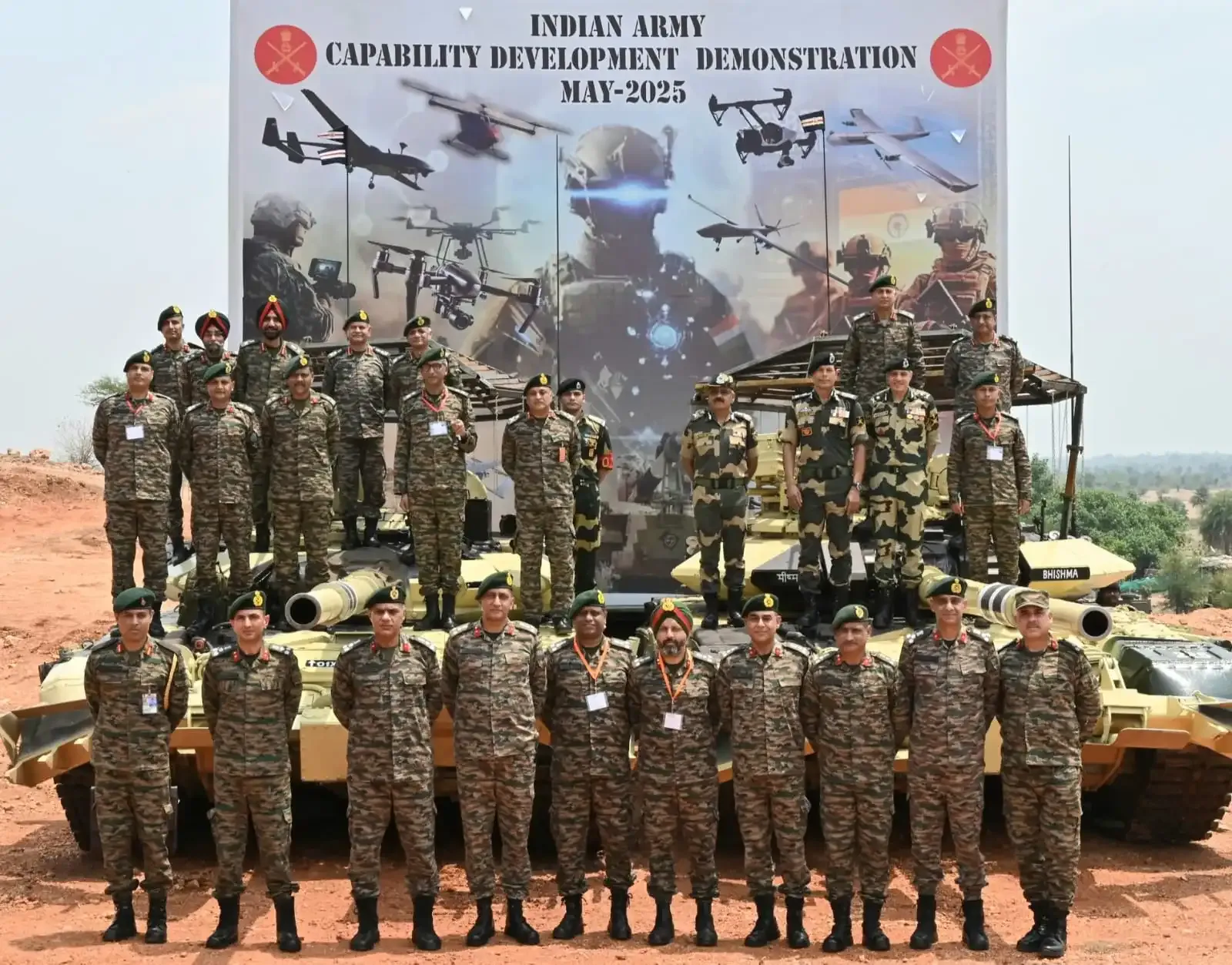 What Did Army Chief Witness During Indigenious Drone Warfare Demonstrations?