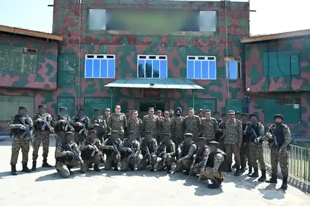 Army Commander Lt Gen Pratik Sharma reviews counter-terror grid in South Kashmir