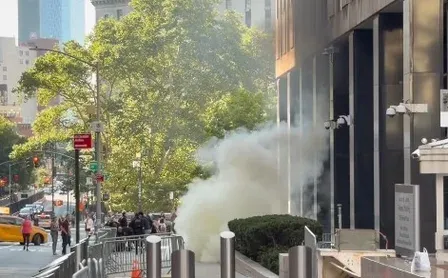 Army veteran arrested after fiery attack on New York ICE office