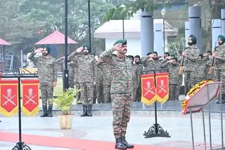 Agartala Mega Rally: Albert Ekka Brigade Honors Veterans