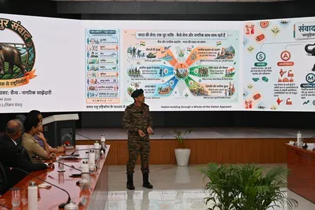 Gajraj Corps hosts 'Sonitpur SAMVAD' seminar to strengthen civil-military ties in Assam