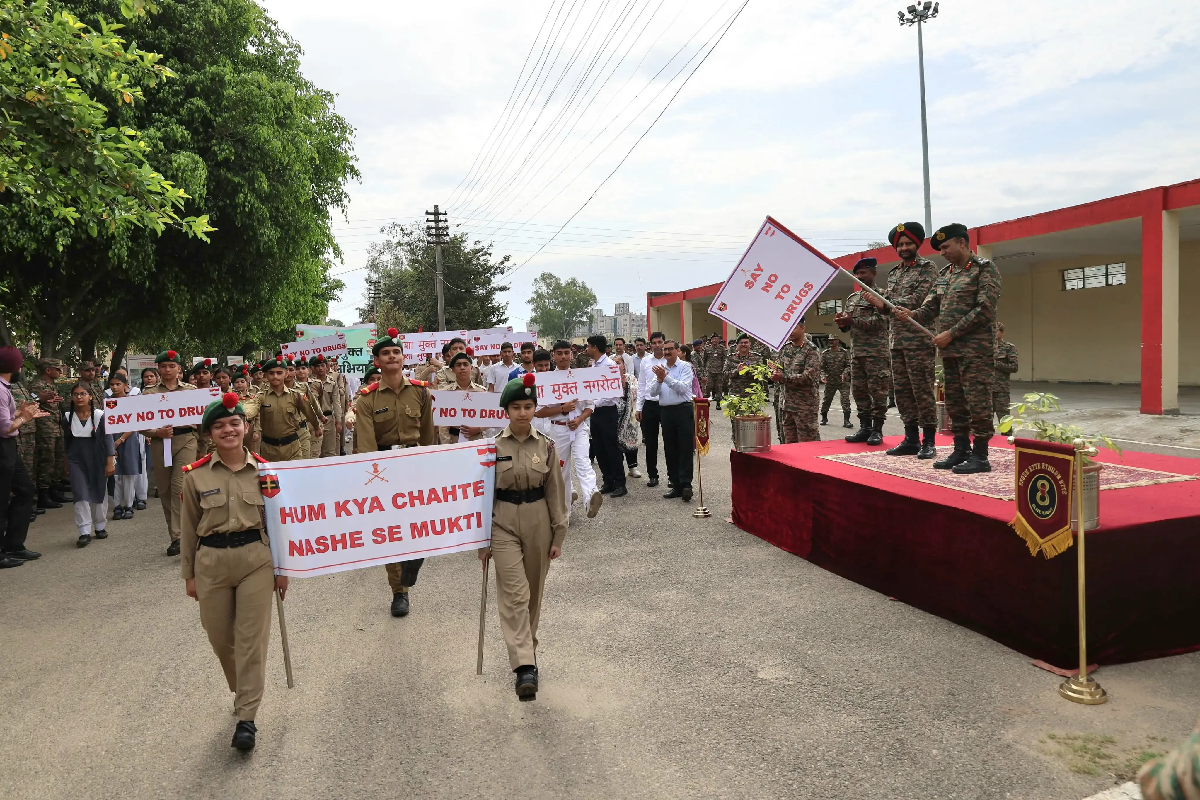 Indian Army's White Knight Corps Unveils 100-Day Anti-Drug Campaign in Jammu & Kashmir