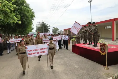 Indian Army's White Knight Corps Unveils 100-Day Anti-Drug Campaign in Jammu & Kashmir