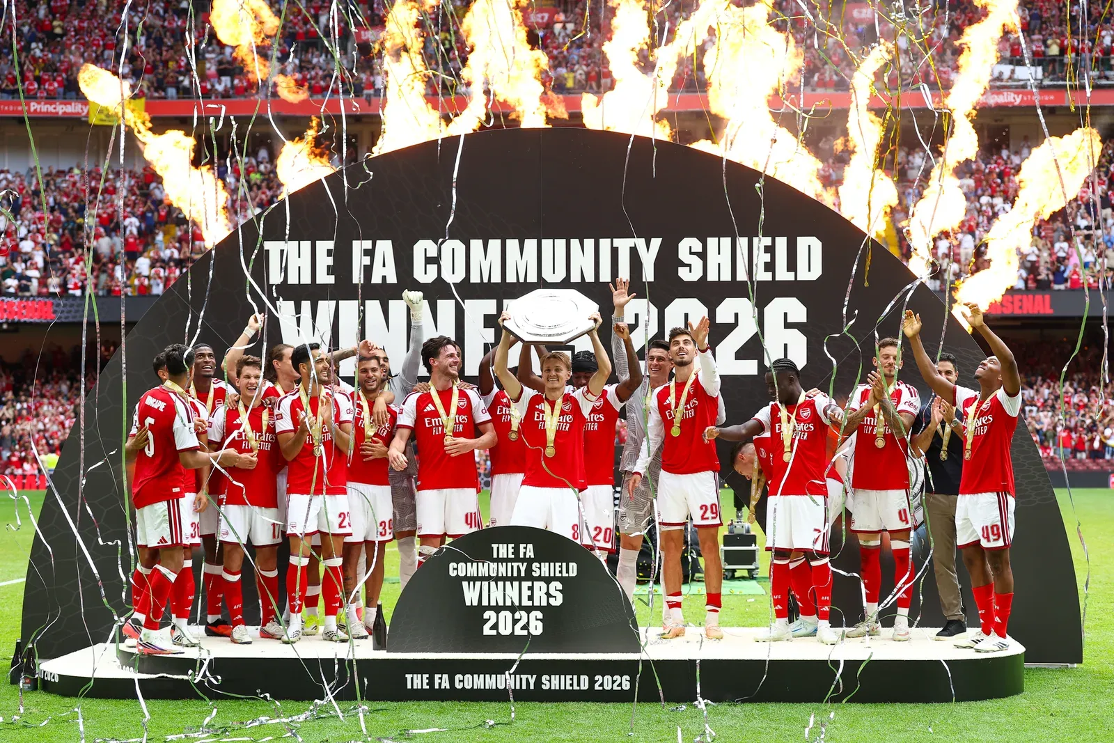 Arsenal's 3-0 Community Shield win signals Premier League title intent