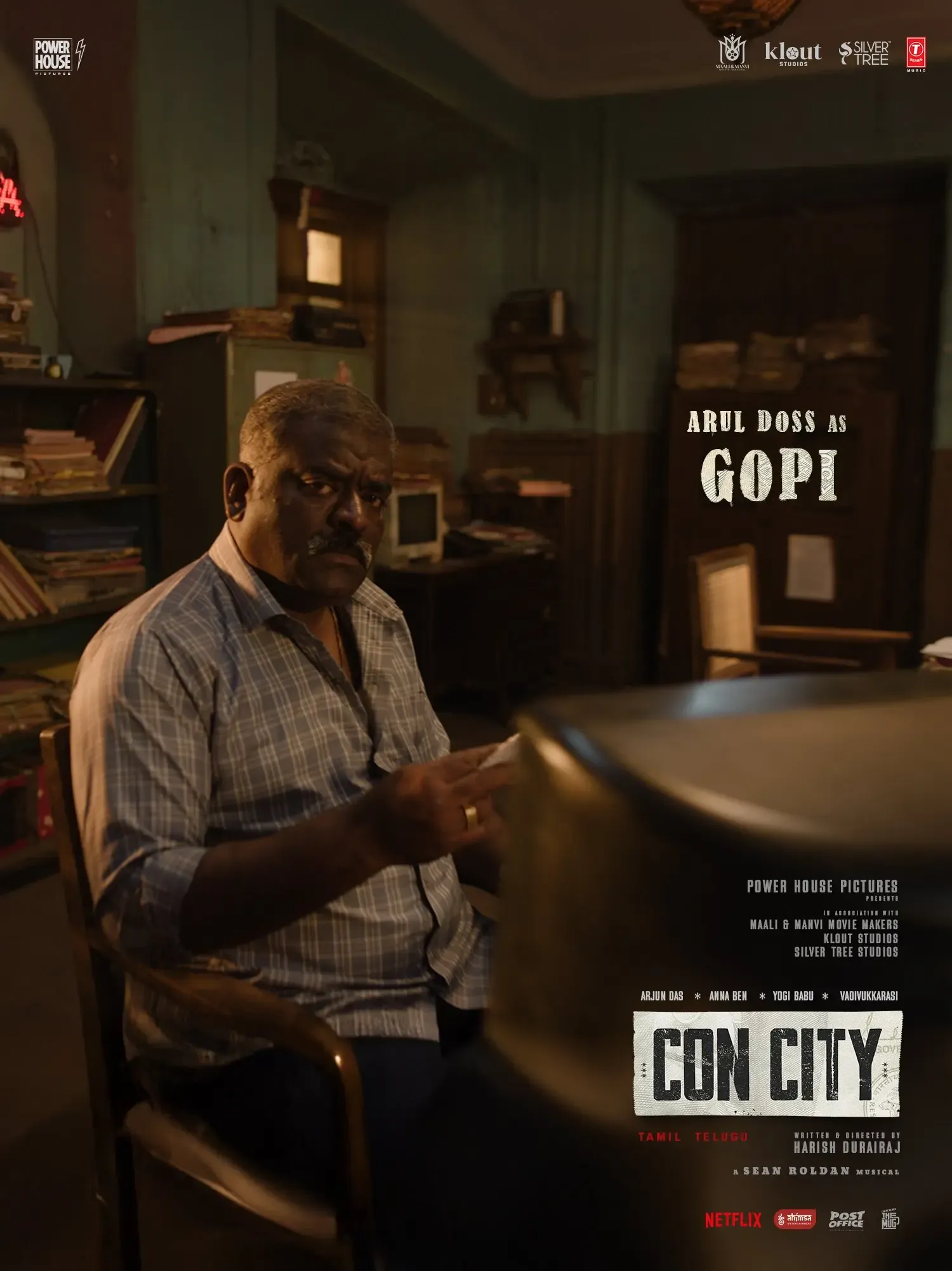 Discover Arul Doss's Role as Gopi in 'Con City'