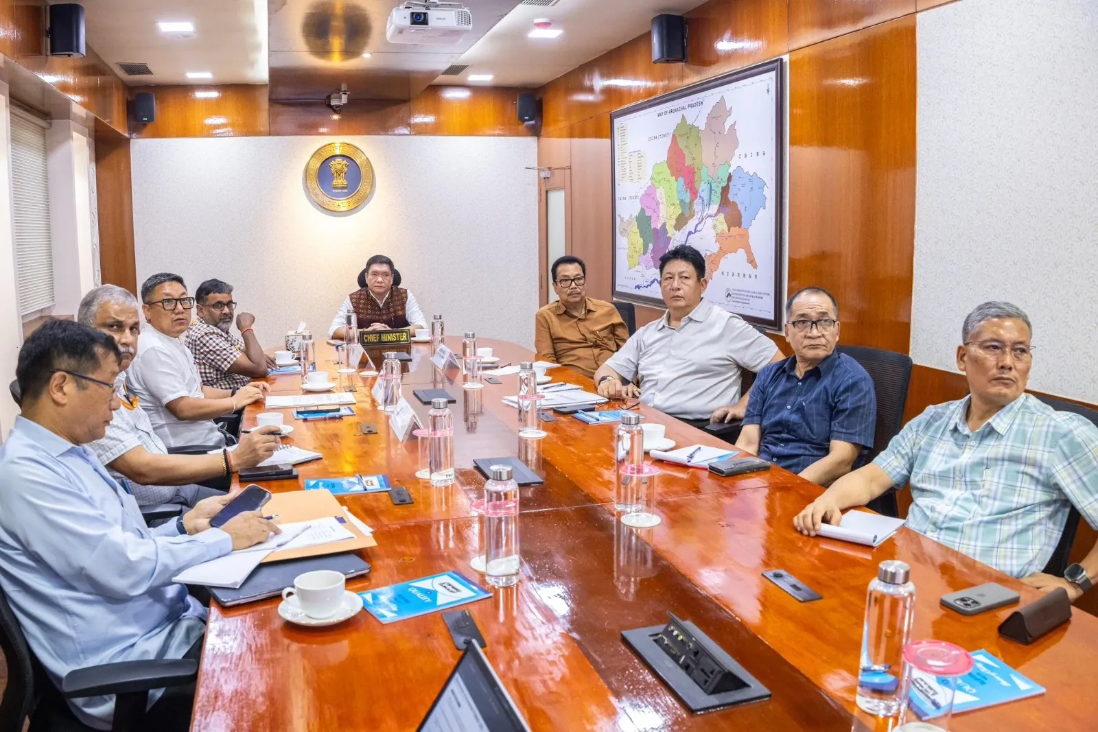 What Is the Status of the 11,000 MW Siang Upper Multipurpose Project Review by Arunachal CM?