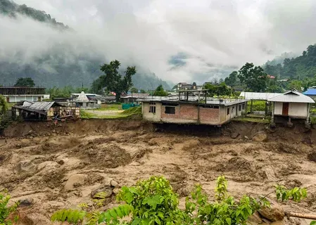 Arunachal flash floods: 4 still missing in Keyi Panyor; Assam on high alert