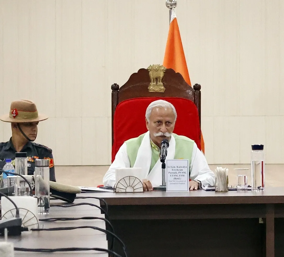 What Actions Did Arunachal Guv Take to Review Law and Order in Sensitive Districts?