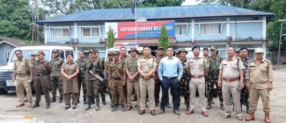 अरुणाचल प्रदेश: पूर्वी सियांग में गांजे की फसल नष्ट, SP पंकज लांबा ने दोहराई जीरो टॉलरेंस नीति