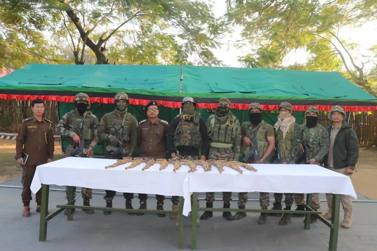 Arunachal Pradesh: Security Forces Seize 10 Advanced Assault Rifles from Militants