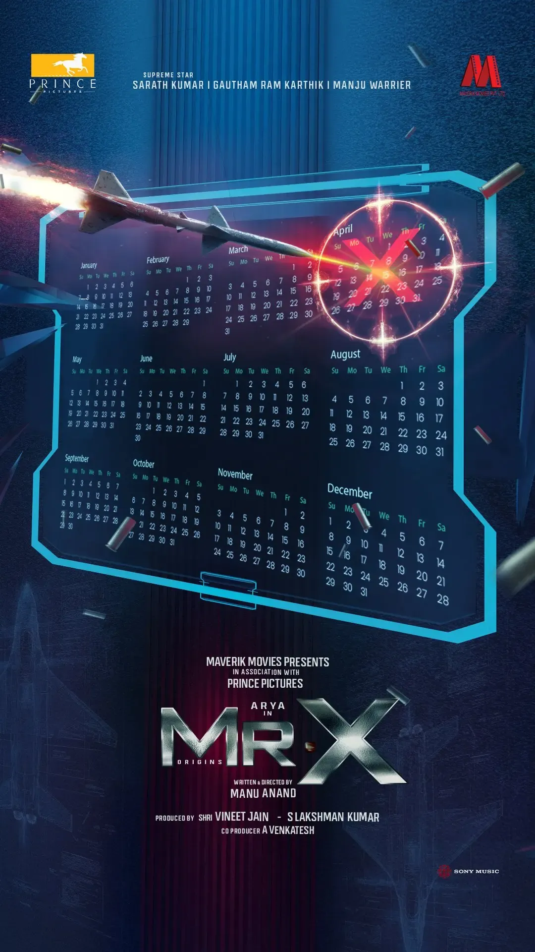 Mark Your Calendars: 'Mr X' Starring Arya and Gautham Karthik Set for April Theatrical Release!