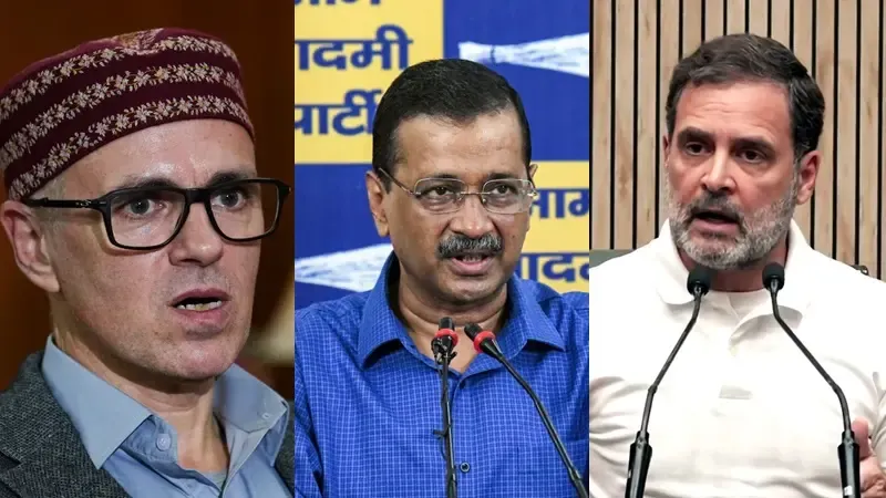 With BJP Surpassing Majority in Delhi, Omar Abdullah Critiques AAP and Congress