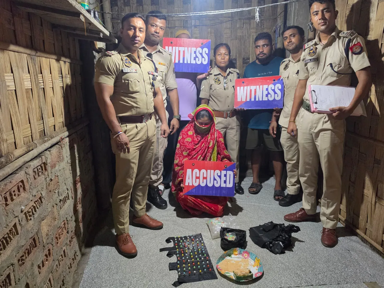 सिलचर में पुलिस छापेमारी: 8,000 याबा टैबलेट और 749 ग्राम हेरोइन बरामद, दो ठिकाने ध्वस्त