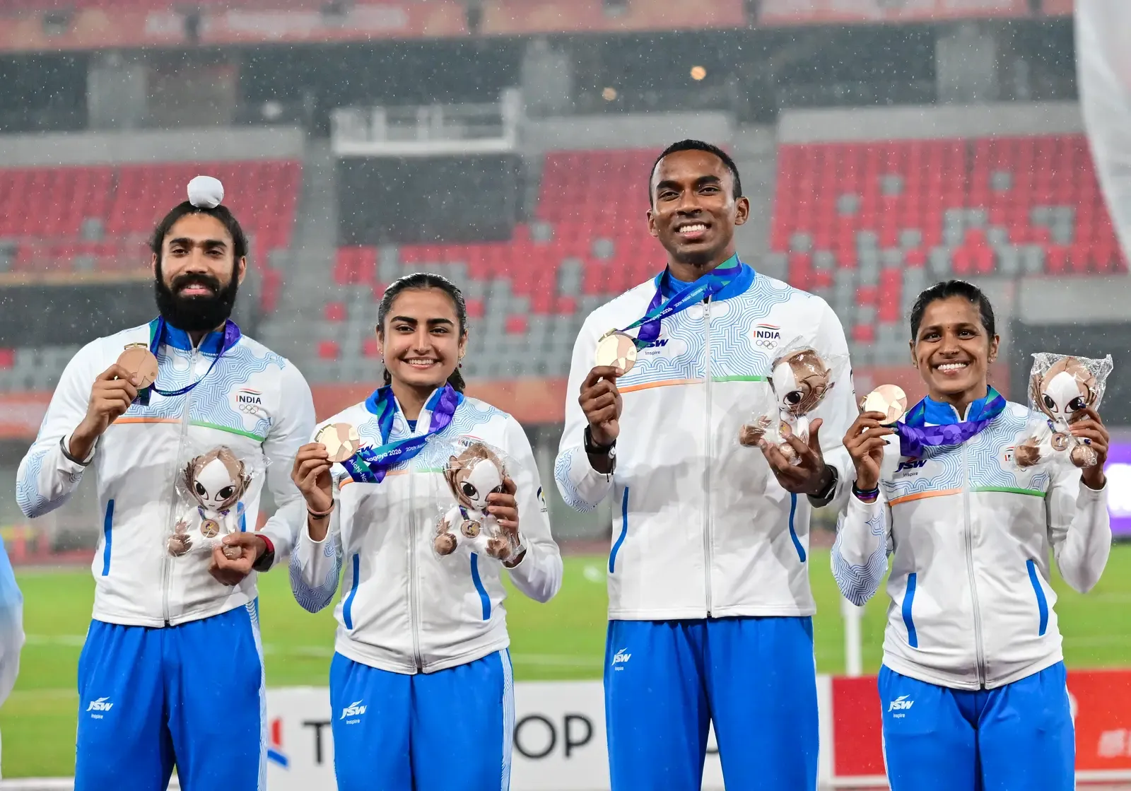 Asian Games 2026: India wins mixed relay bronze with national record in Nagoya
