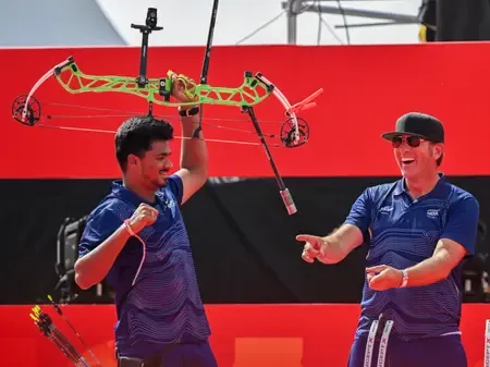 India beat China 238-237 in Asian Games men's compound team archery gold