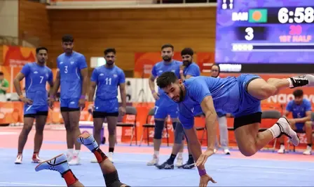 India top Group A at 2026 Asian Games kabaddi with 37-21 win over Chinese Taipei