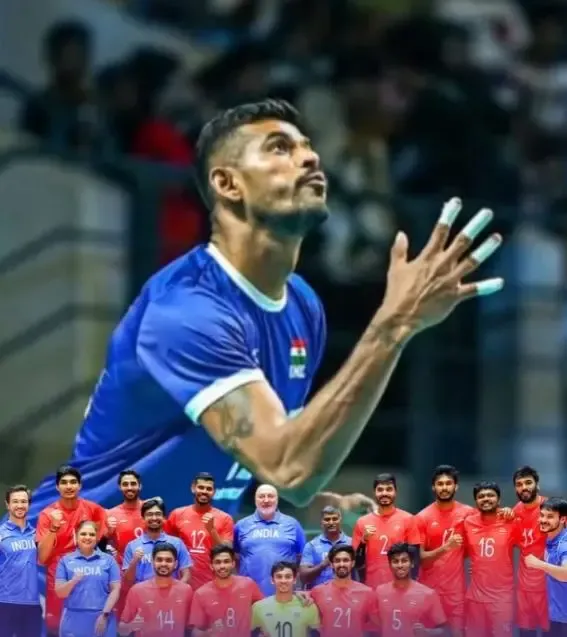 Asian Games volleyball: India beat Qatar 3-2, top Pool C after saving 9 match points
