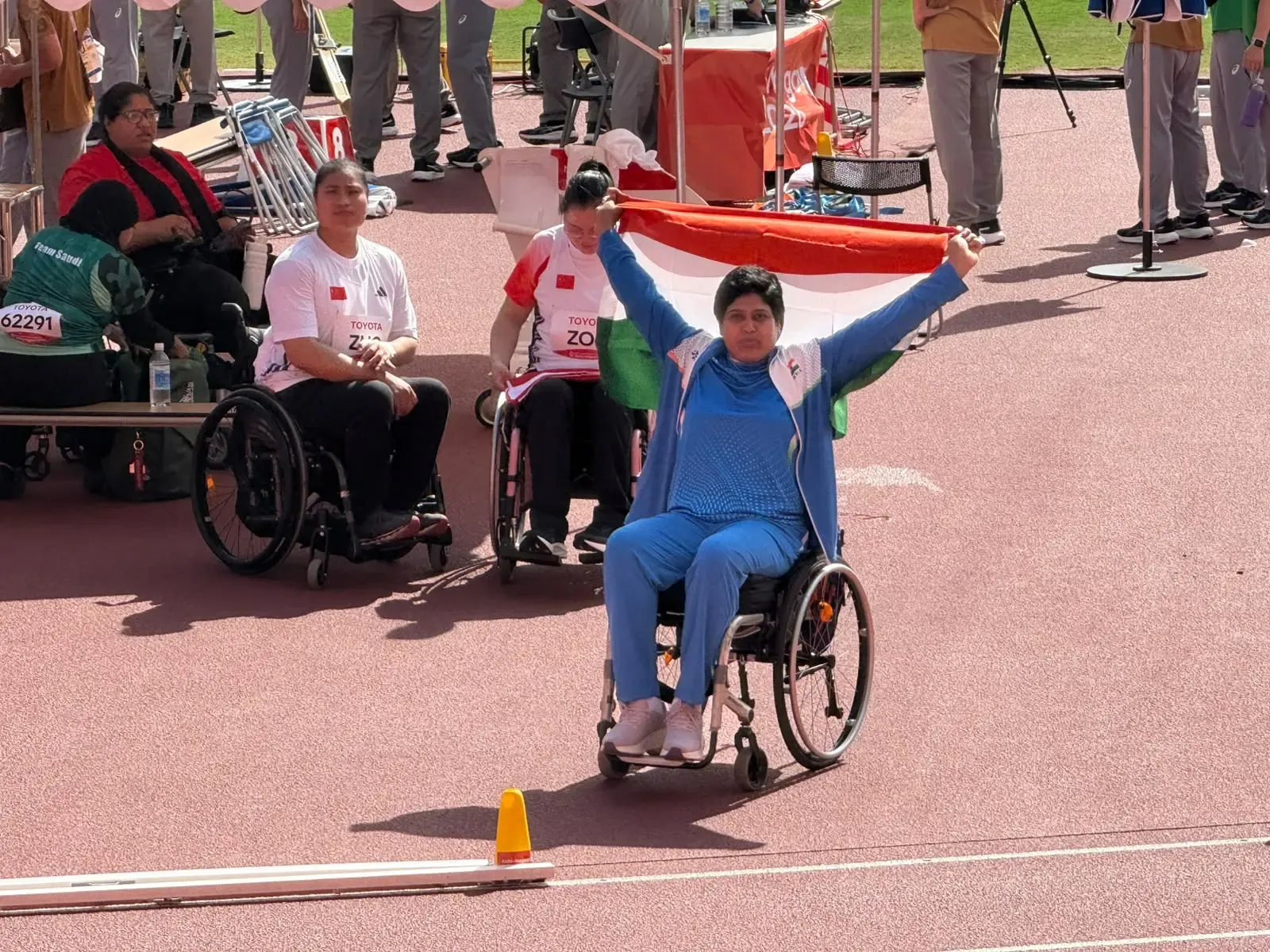 Bhagyashri Jadhav wins silver in women's shot put F34 at Asian Para Games 2026