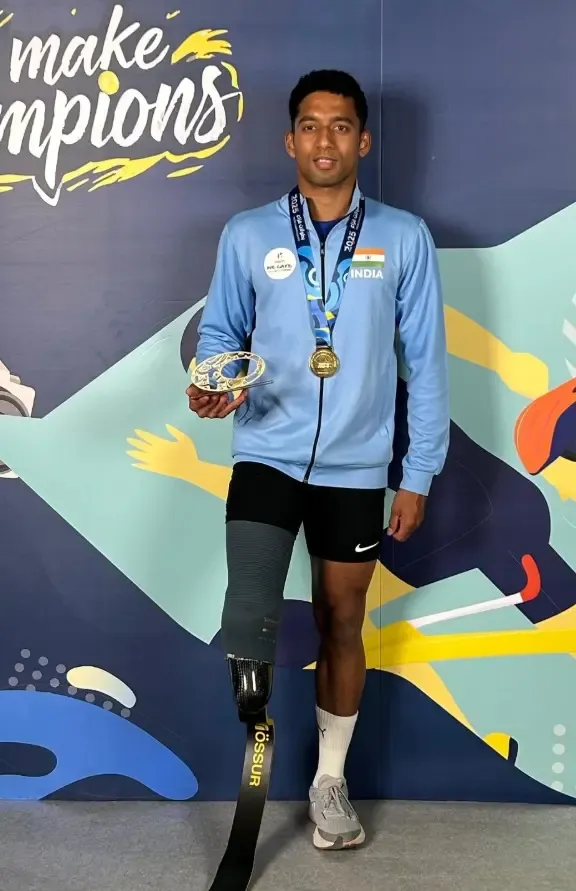 Pranav Desai wins bronze in 100m T64 at Para Asian Games Nagoya 2026