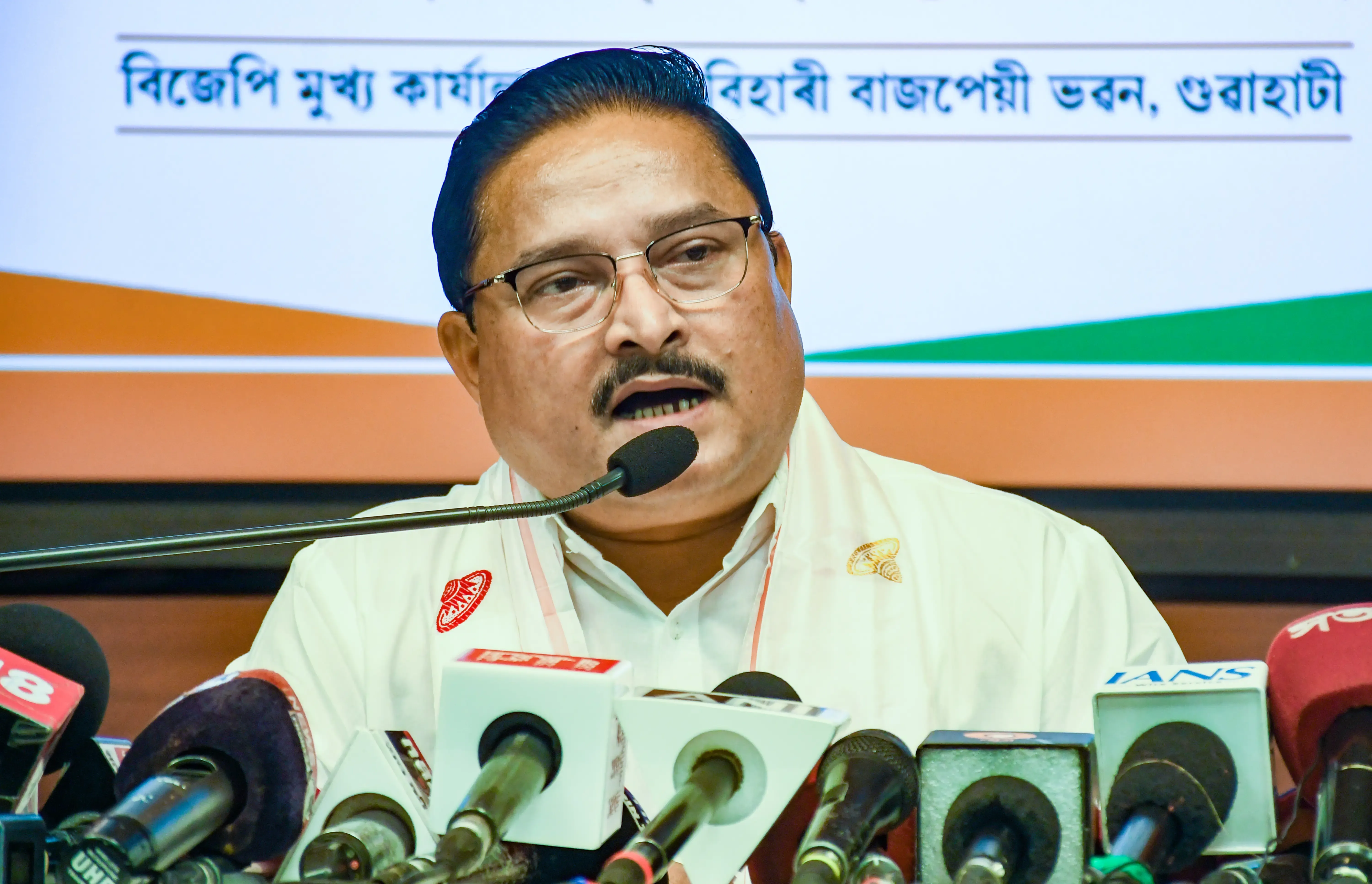 Assam BJP chief Dilip Saikia warns cadres over abusive social media language