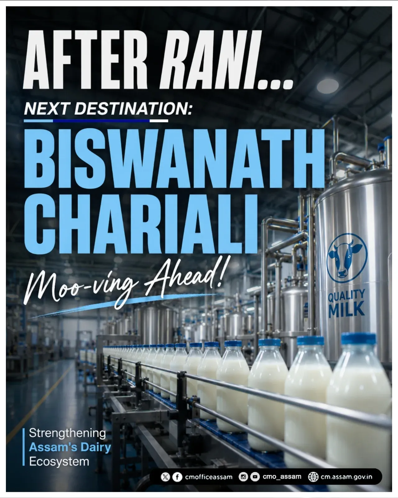 Assam Cabinet Approves Milk Processing Unit at Biswanath Chariali
