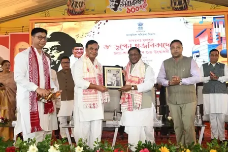 Did Assam CM Kick Off Bhupen Hazarika's Birth Centenary Celebrations?