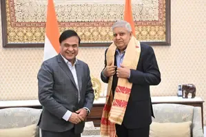 Assam Chief Minister's Meeting with Vice-President Dhankhar in Delhi