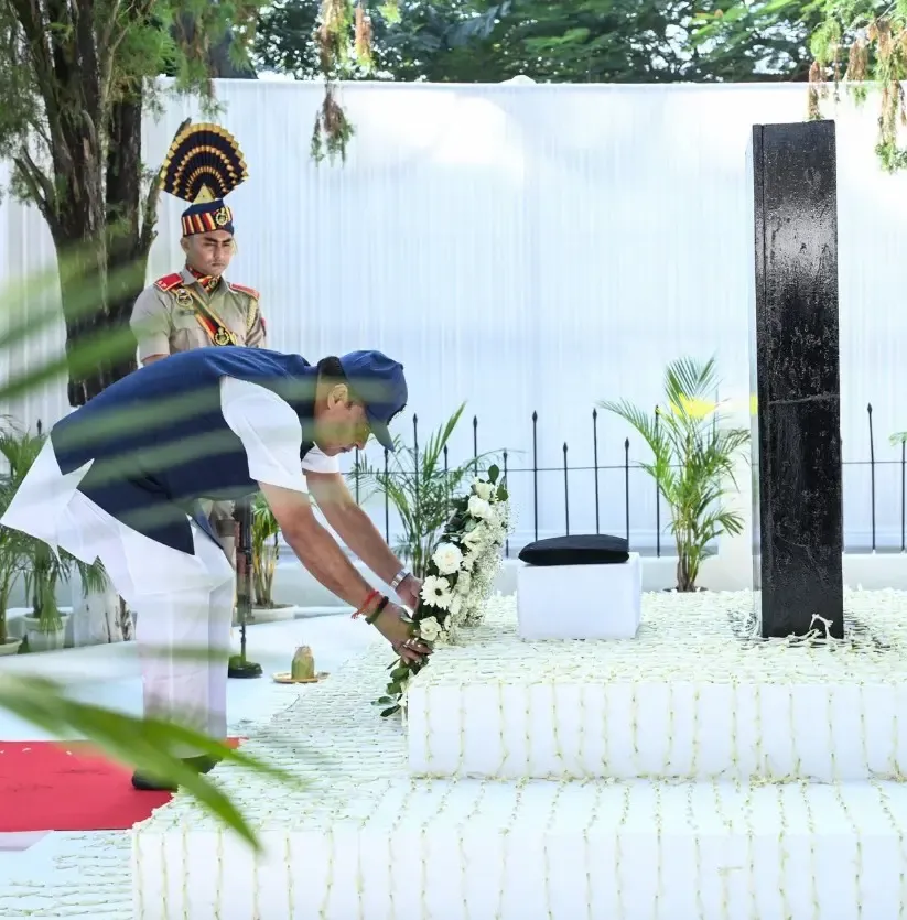 Assam CM Himanta Biswa Sarma honours 6 fallen police personnel on Commemoration Day