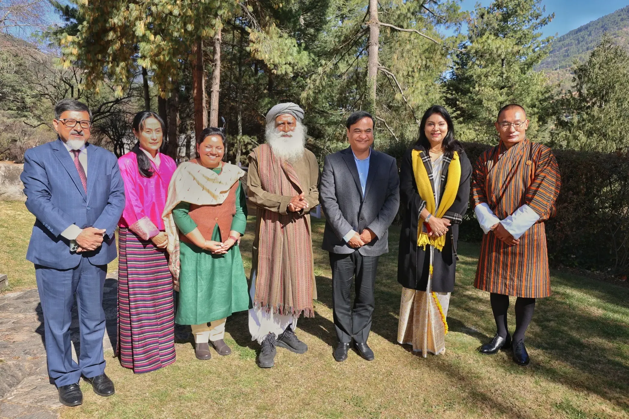 Assam Chief Minister's Visit to the Indian Embassy in Bhutan