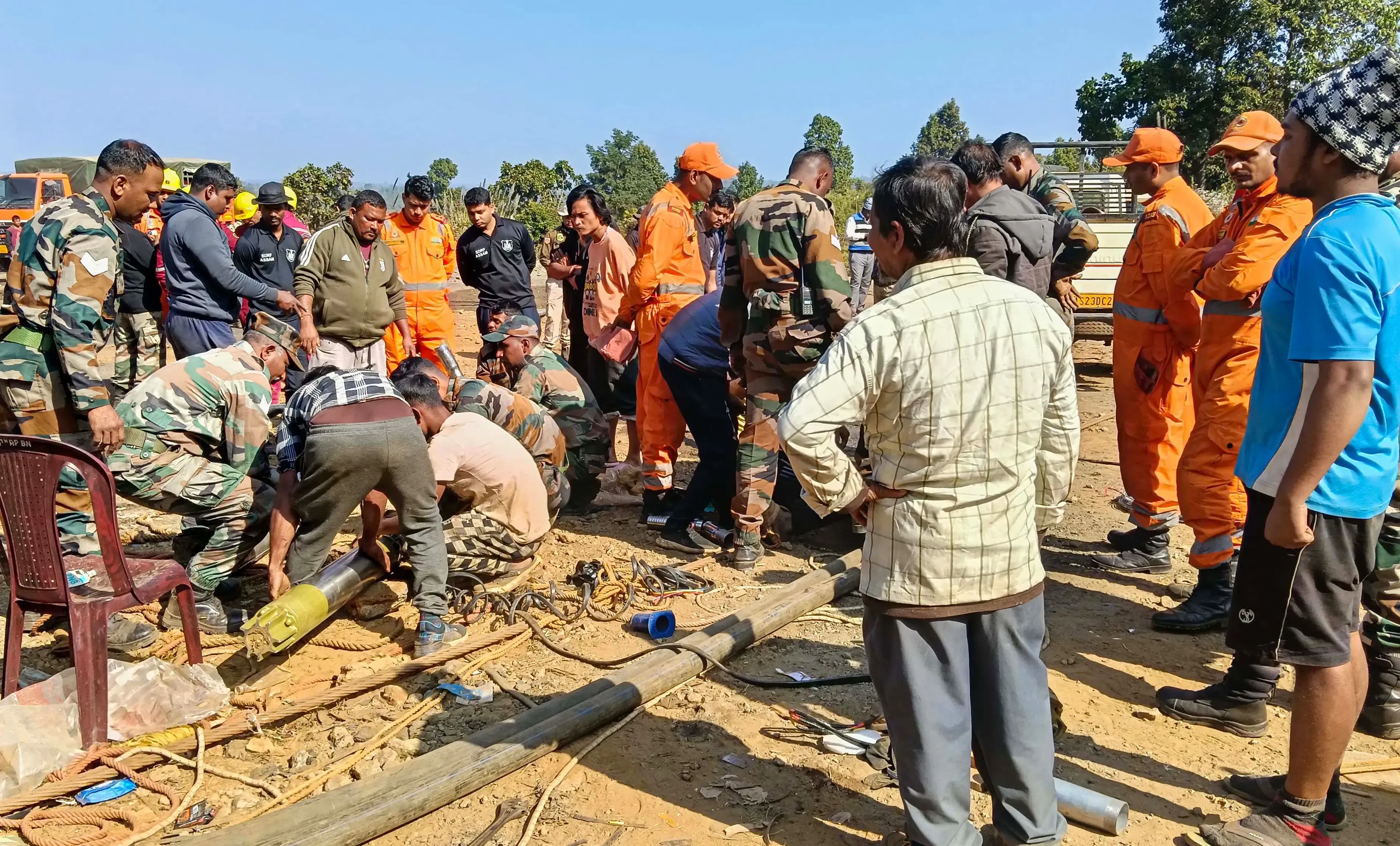 Tragic Coal Mine Incident in Assam: Ongoing Search and Rescue for 5 Missing Workers