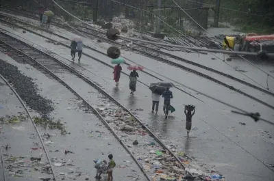 Assam floods: Dikhow River overflow halts trains in Upper Assam
