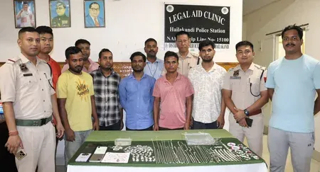 असम के हैलाकांडी में चोरी के मामले में पांच गिरफ्तार, 21 ग्राम सोना बरामद