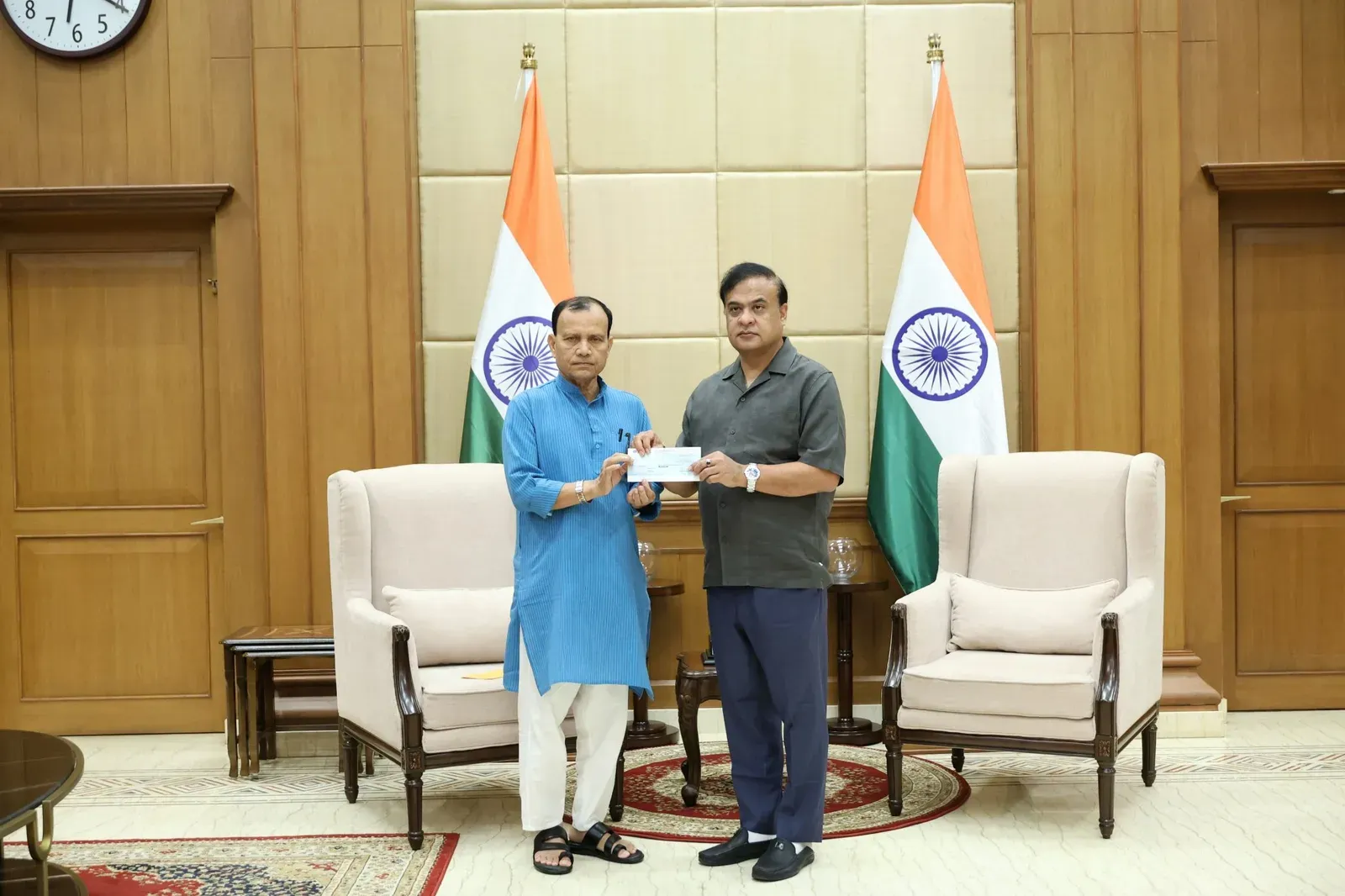 Assam MLA Parama Raj donates salary to CM Relief Fund