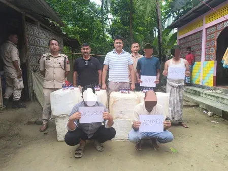 Assam Police seize ₹2.34 crore intoxicant haul in Sribhumi, 3 arrested