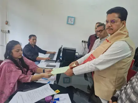 Assam Elections: Bhupen Borah of BJP Files Nomination, Critiques Congress