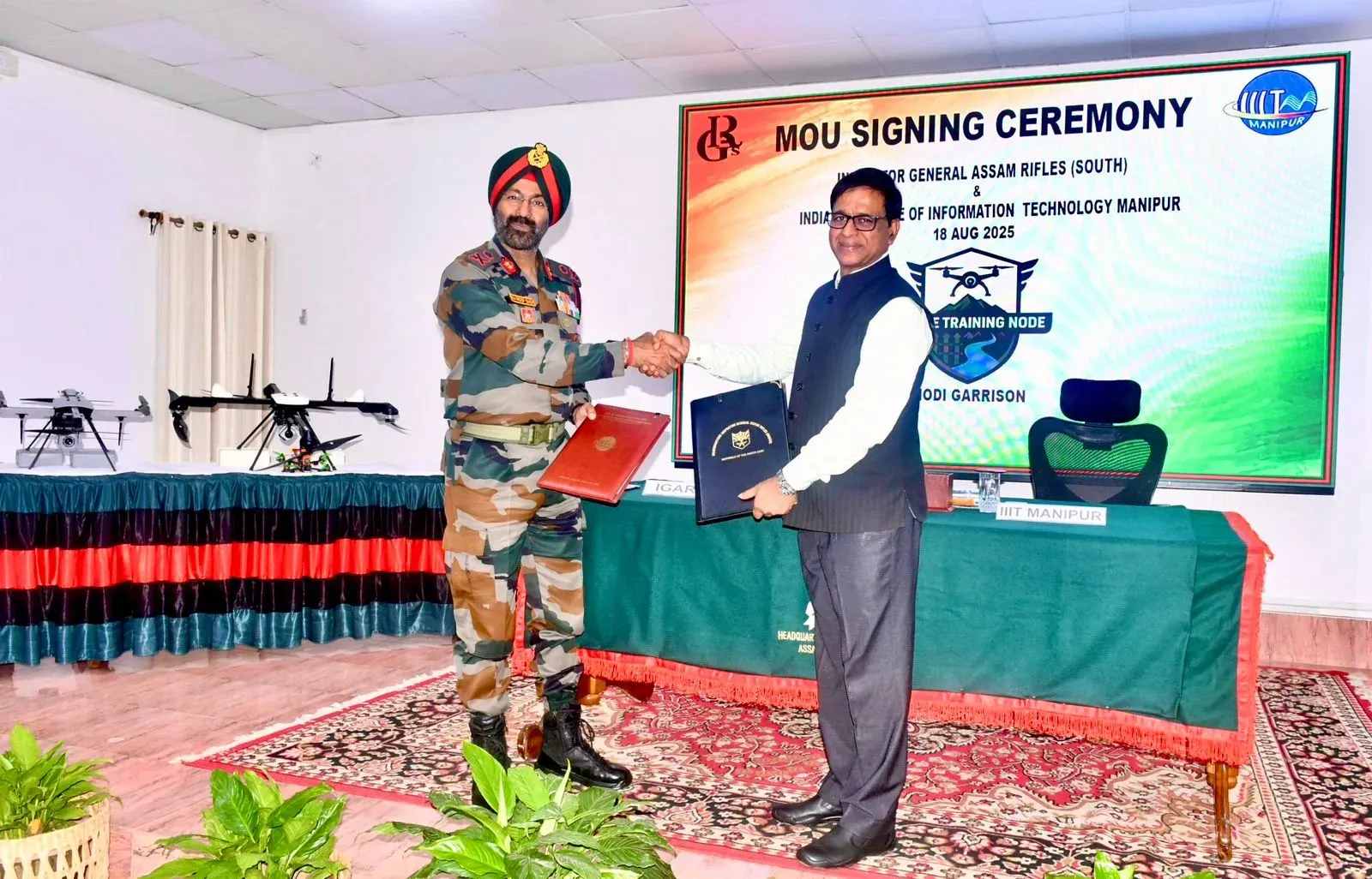 How are Assam Rifles and IIIT Manipur Collaborating to Enhance Drone Technology?