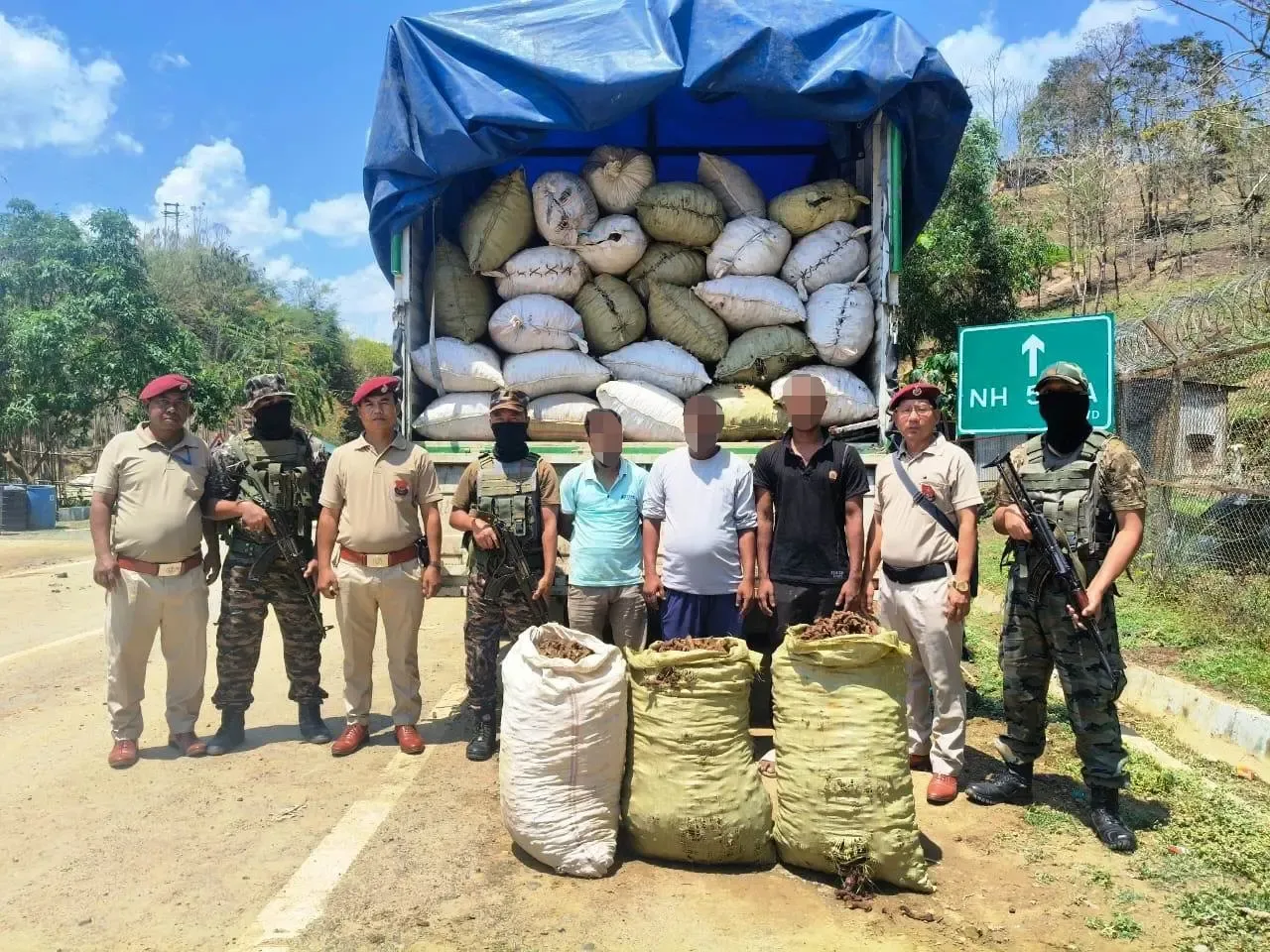 Assam Rifles Intercepts Smuggling of Rare Medicinal Plant in Mizoram, Three Arrested